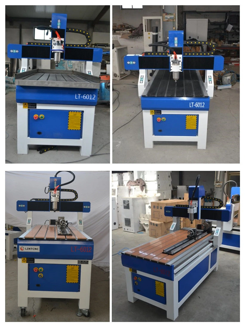 9012 9015 Aluminum Cutter Advertising CNC Router 2.2kw for Copper Brass Wood PVC